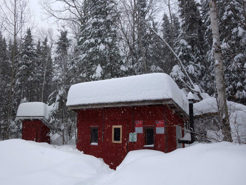 Trail warm up hut