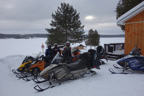 Karen Richardson Snowmobile trip Gowganda