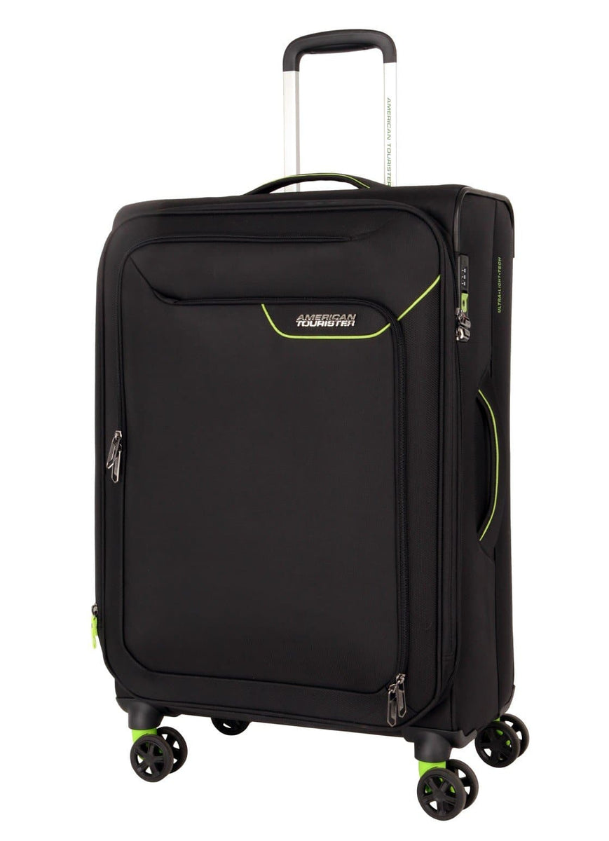 Ligegyldighed Vil Grøn AMERICAN TOURISTER APPLITE 4SECURITY 71CM SPINNER BLACK/GREEN – Sydney  Luggage
