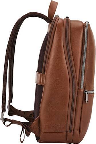 samsonite business slim backpack leather