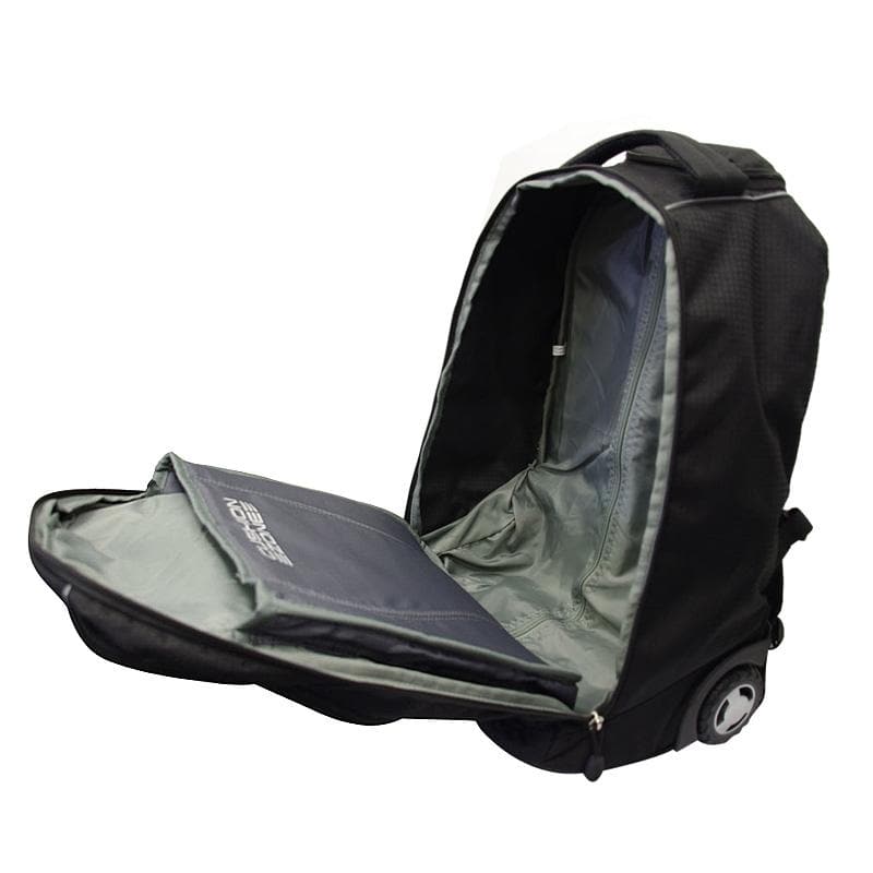 high sierra freewheel rolling backpack