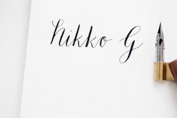 Zichtbaar slagader Hoelahoep De beste kalligrafie nib voor beginners: de Nikko G | The best nib to –  Splendith