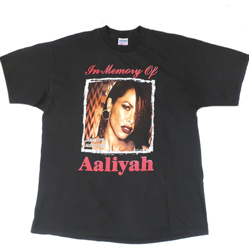 aaliyah t shirt vintage