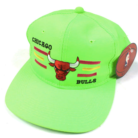 neon green bulls hat