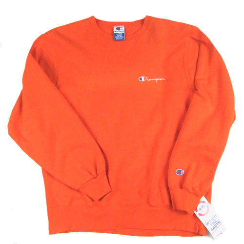 vintage orange champion sweatshirt