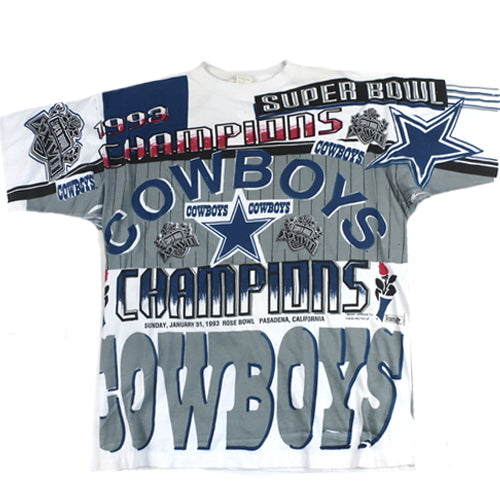 Men's '47 Navy Dallas Cowboys Vintage Tubular Tie-Dye T-Shirt