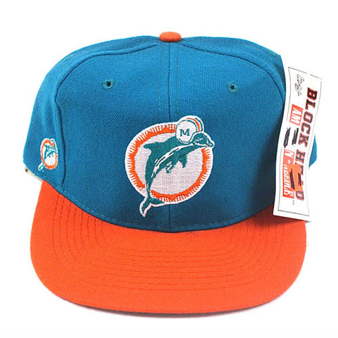 Vintage Snapback Snap Back Hat Miami Dolphins American Needle