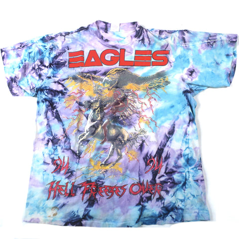 Vintage Eagles Hell Freezes Over T-shirt 1994 Rock 90s Tour