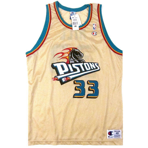 Vintage Grant Hill Detroit Pistons Gold 