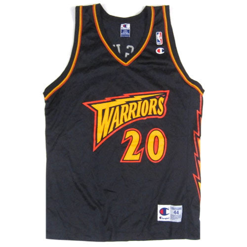 warriors old school jersey