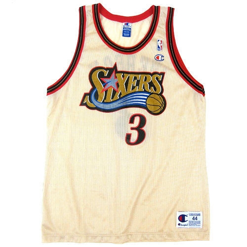 allen iverson jersey gold