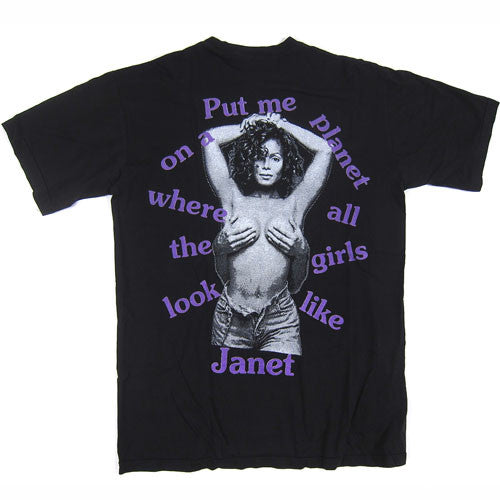 Vintage Janet Jackson Put Me On A Planet T-Shirt – For All To Envy