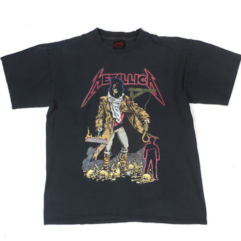 Vintage Metallica 1992 Pushead T-shirt Unforgiven Rock Metal Band