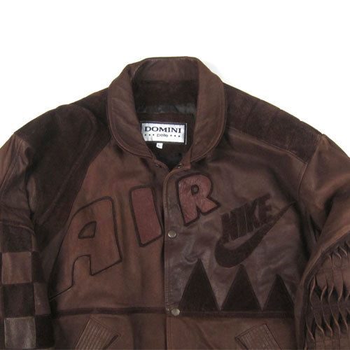 vintage nike leather jacket