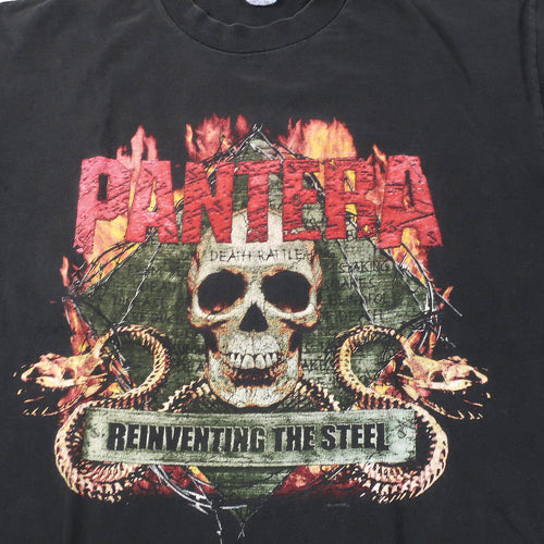 Vintage Pantera T Shirt Reinventing Steel Tour Concert Tour Champ Label Tag XL Dime Bag Darrell