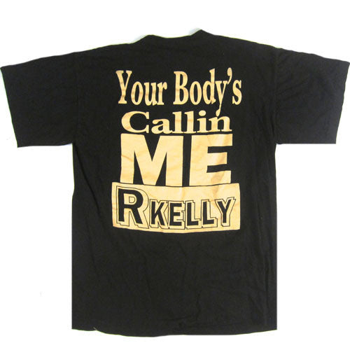 Vintage R-Kelly Your Body's Callin' Me T-shirt R&B Hip Hop Rap