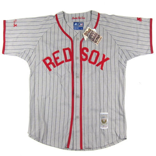 gray red sox jersey