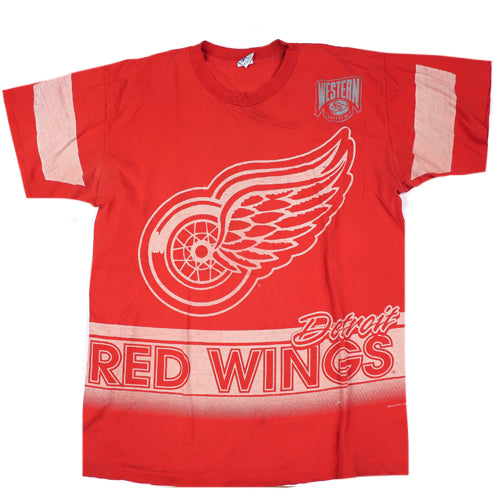 red wings t shirt vintage