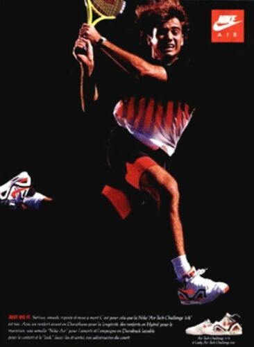 Hora completar Estar satisfecho Vintage Nike Challenge Court Andre Agassi Polo Shirt Tennis 90s Air Tech  Challenge ATC – For All To Envy