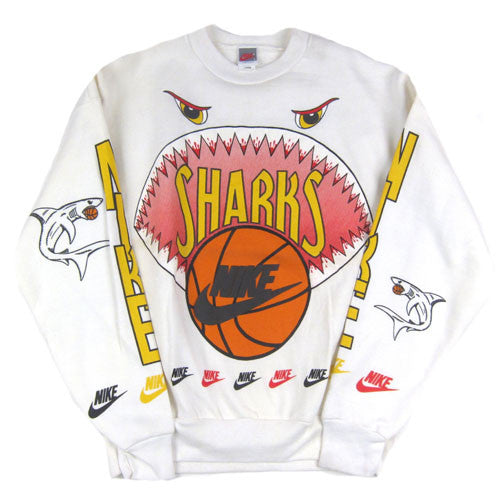 Vintage Nike Sharks Crewneck Sweatshirt 