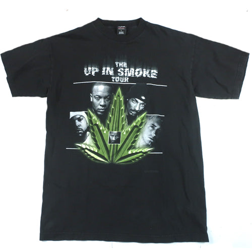 Vintage Up In Smoke Tour T-Shirt Hip Hop Rap Snoop Dre Eminem Ice