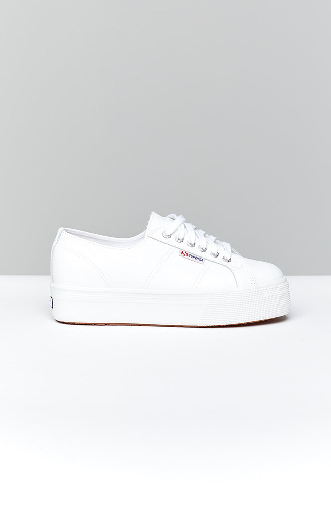 womens 2790 fglw platform sneakers in white leather