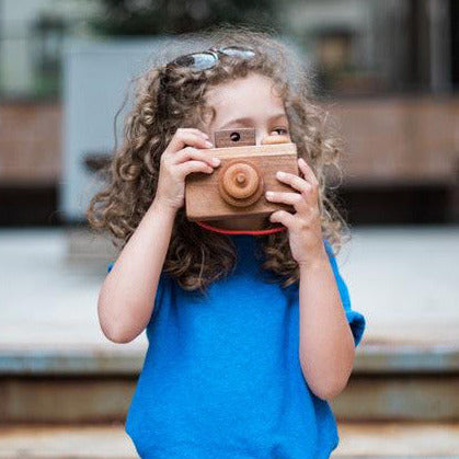 baby wooden camera