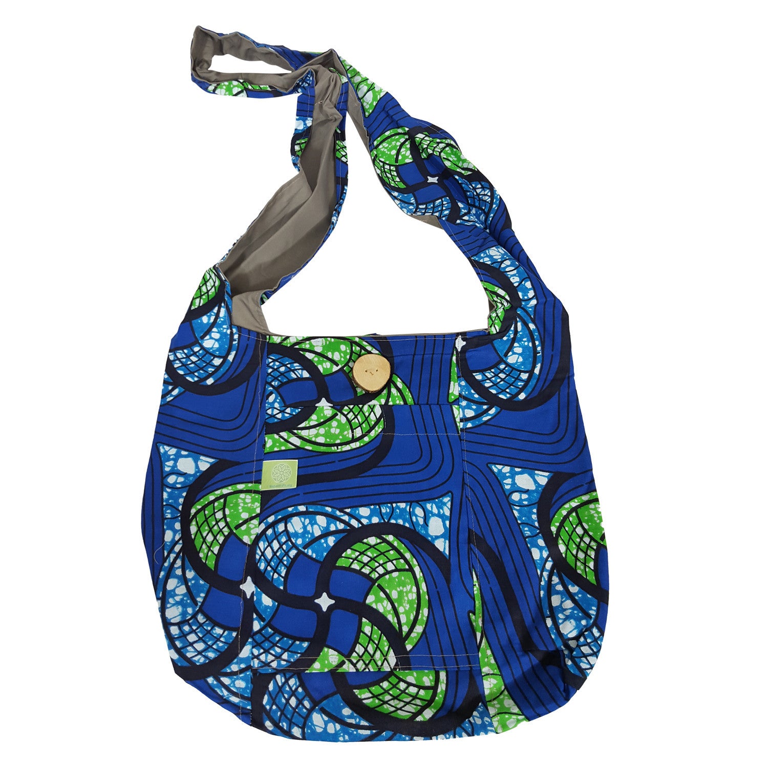 Authentic African Fabric Crossbody Sling Bag by Timbali Crafts | The Black Art Depot