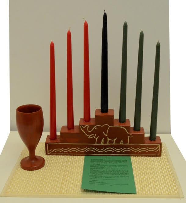 Kwanzaa Pyramid Celebration Set Hand Made In Ghana The Black Art Depot 