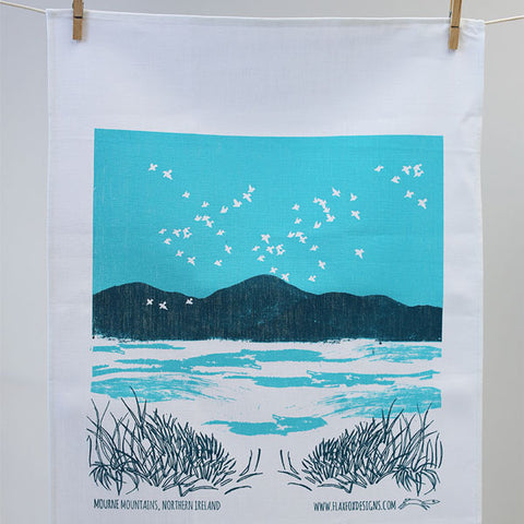 Mourne Mountain Tea Towel