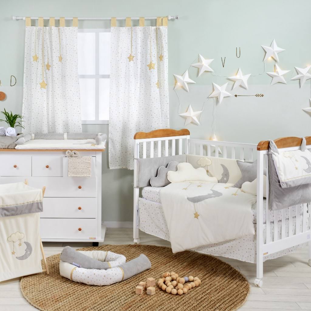 moon and stars baby bedding