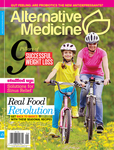 Alternative Medicine on June issue covers VIM & VIGR Compression Socks