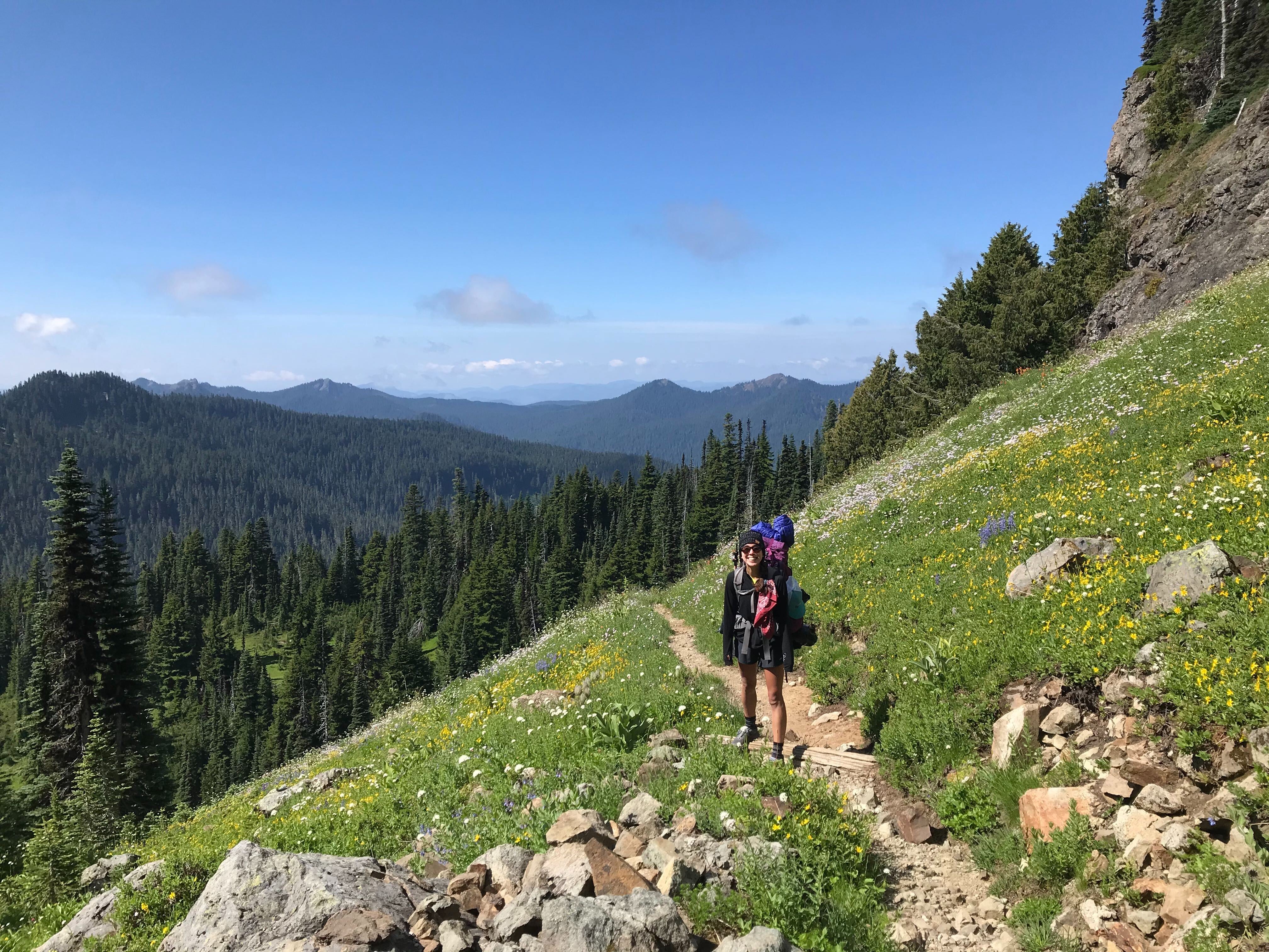 Backpacking at Mount Rainier