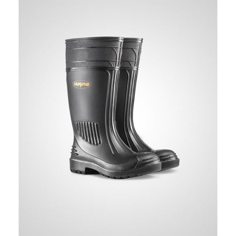 Wayne Black Mens Gripper Stc Gumboot