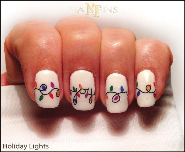 holiday fingernail decals