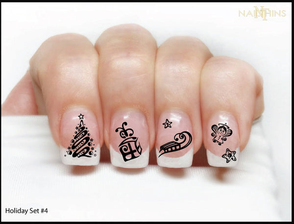 holiday nail appliques