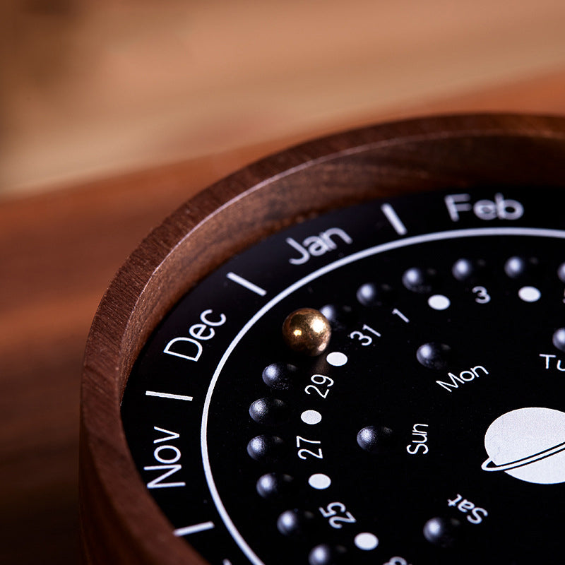 Wooden Planetary Calendar
