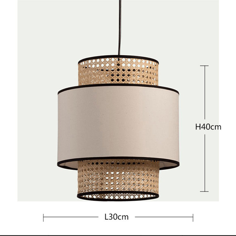 Rattan Pendant Lampshades Decorative Hanging Lamp