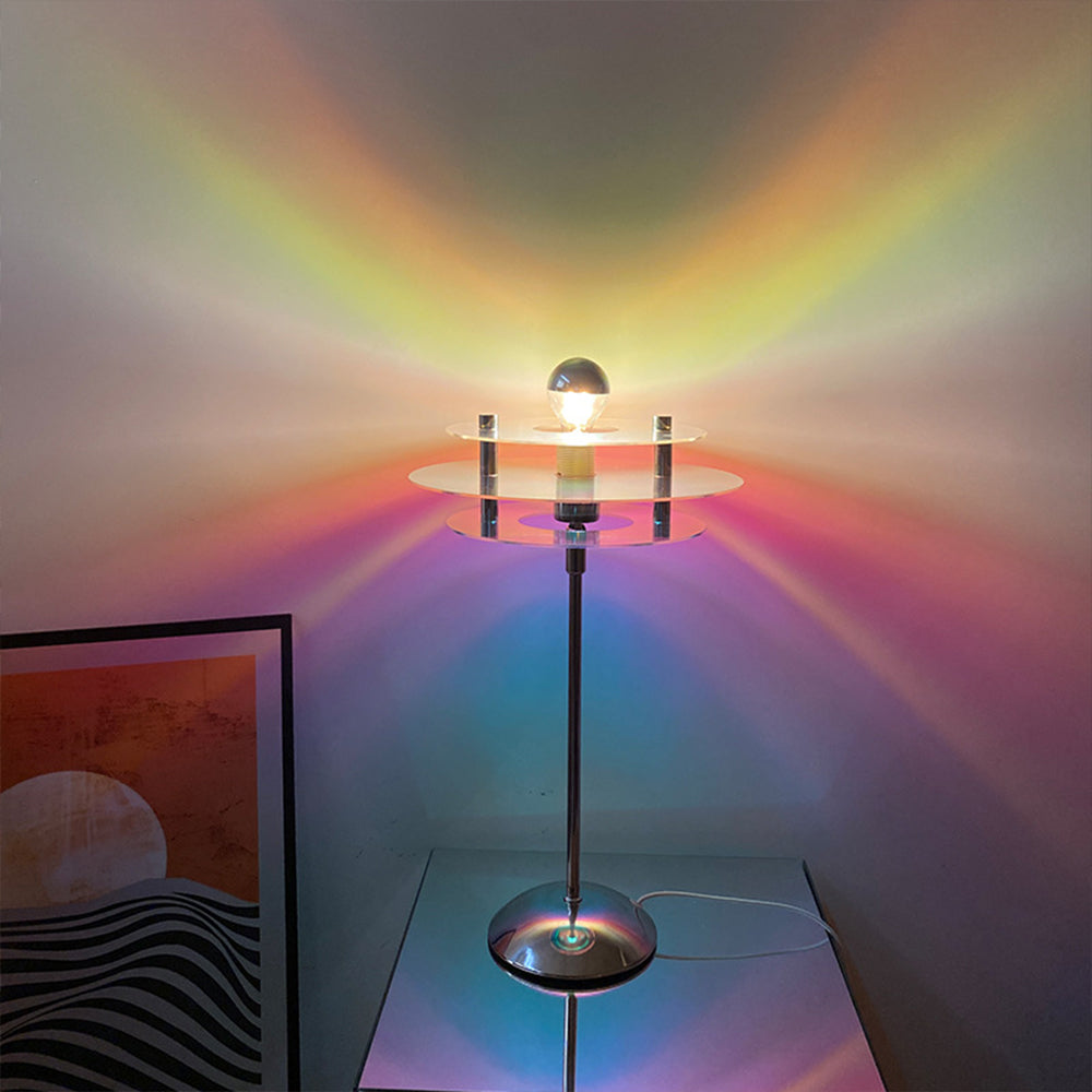 Creative Flying Saucer-Shaped Acrylic Table Lamp For Bedroom