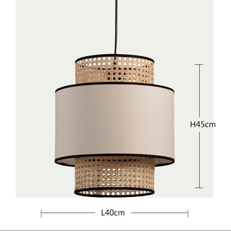 Rattan Pendant Lampshades Decorative Hanging Lamp