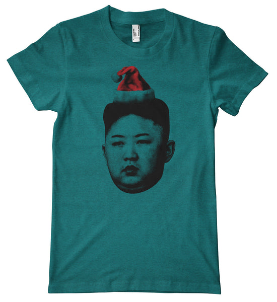 Kim Jong Santa American Apparel Tri-Blend T-Shirt