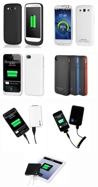 External battery for smartphone