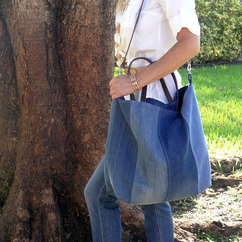 Recycled Denim Tote