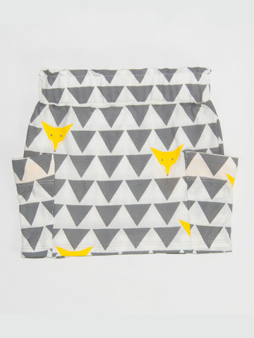 Omamimini - Skirt w. Pockets, Foxes