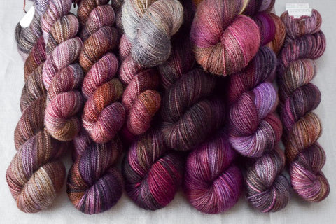 "Sweet and Juicy" Wild Iris on yarn