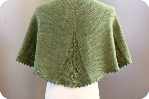 Trailing Ivy shawl