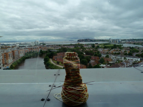 View from our Balcony over the Taff River, Cardiff