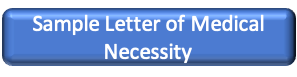 Blue button "Sample Letter of Medical Necessity" AudreySpirit WearOurCare Clothing 