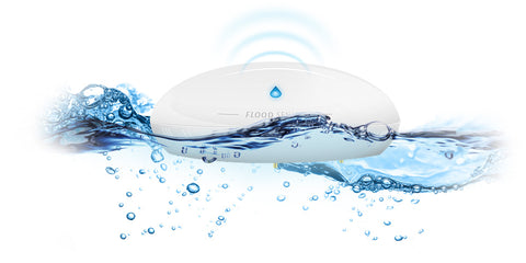 Fibaro Z-Wave Plus Flood Sensor floats on water