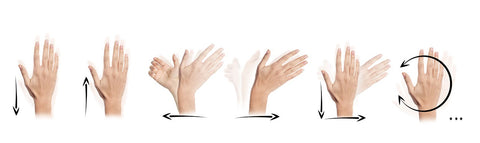 Fibaro Swipe Z-Wave Plus Gesture Controller FGGC-001 Hand Gestures